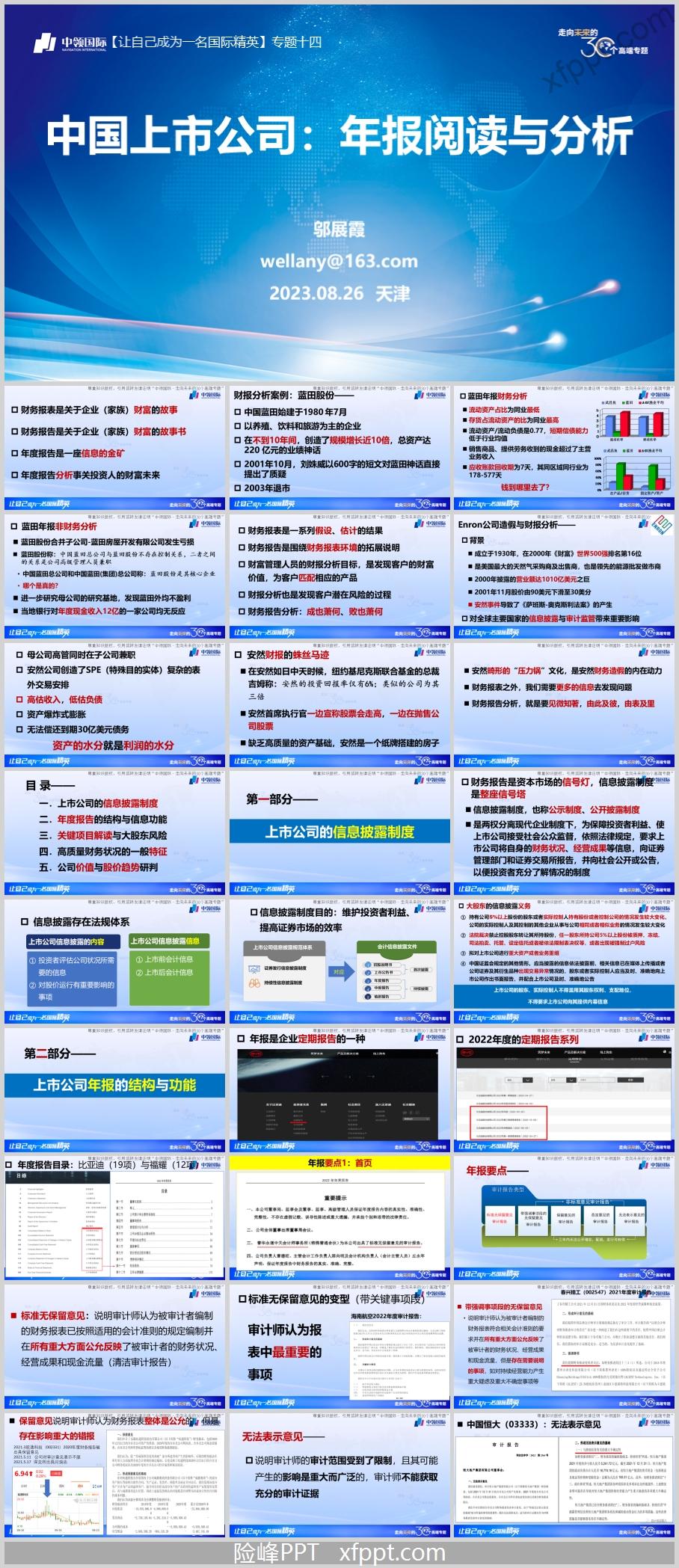 【TOP论坛专题14：嘉宾分享】中国上市公司：年报阅读与分析126页