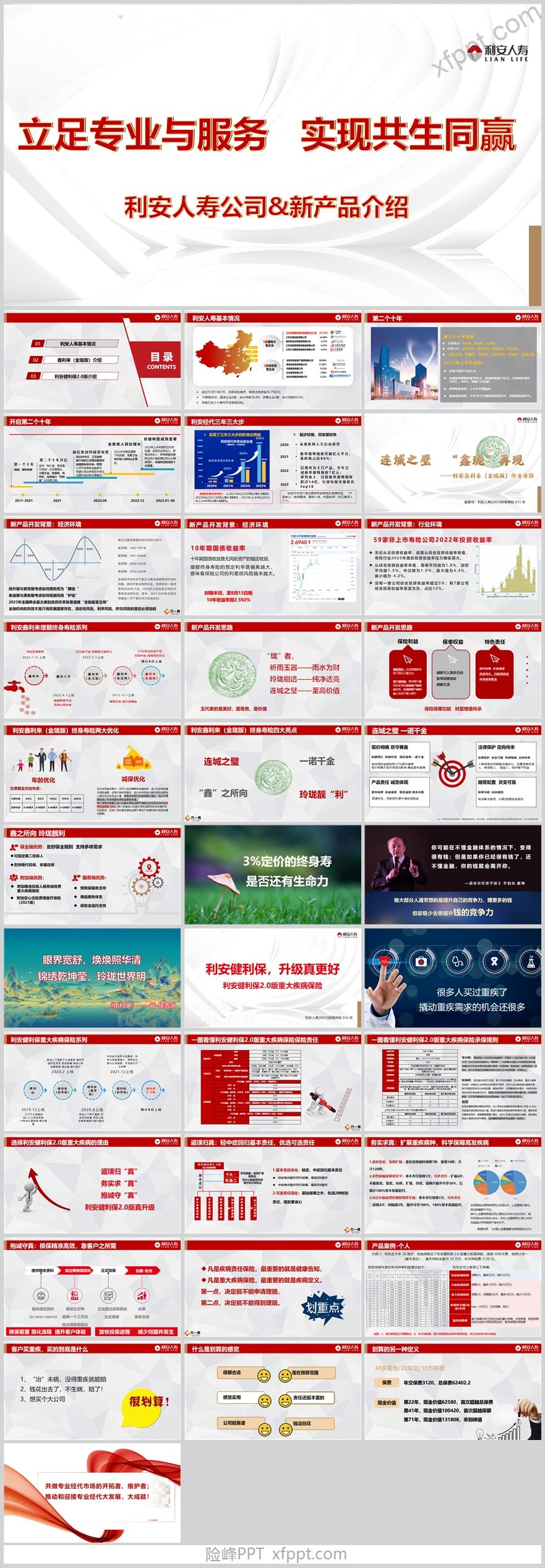 利安人寿鑫利来金珑版及健利保2.0介绍36页