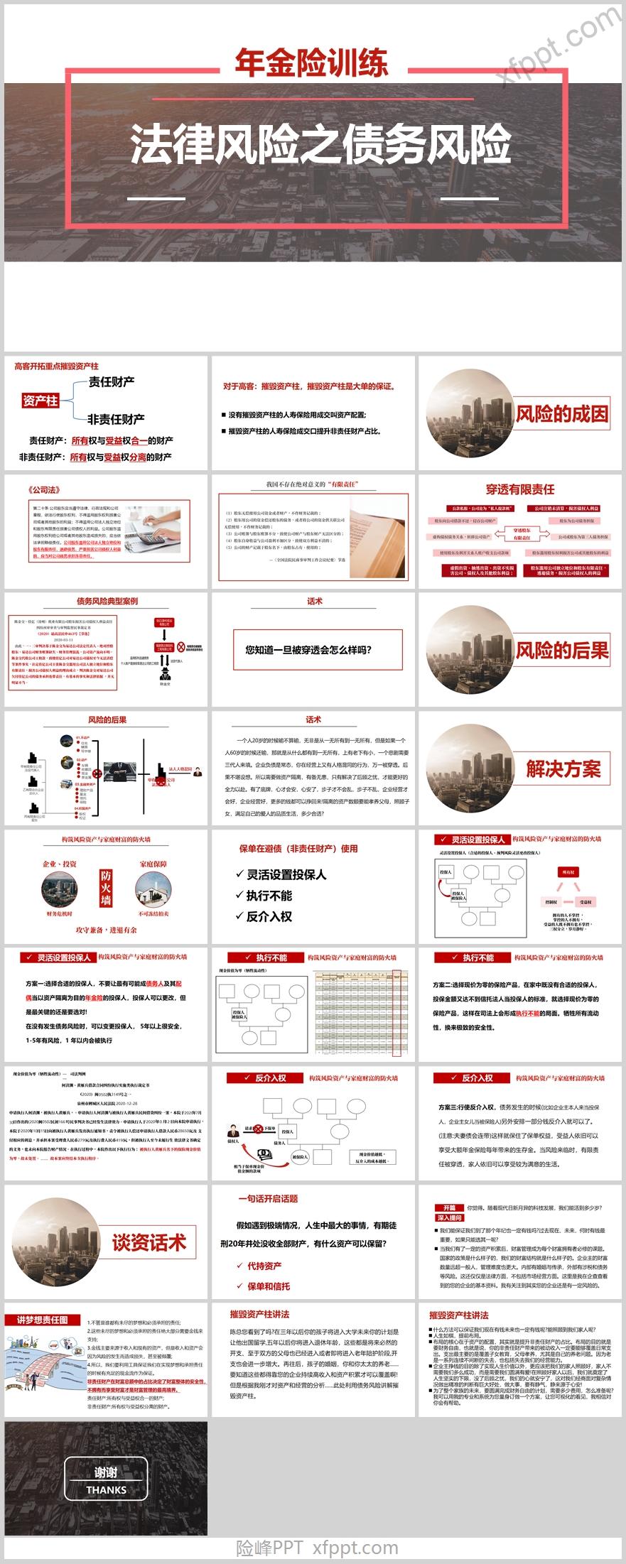 债务风险的成因后果解决方案谈资话术30页