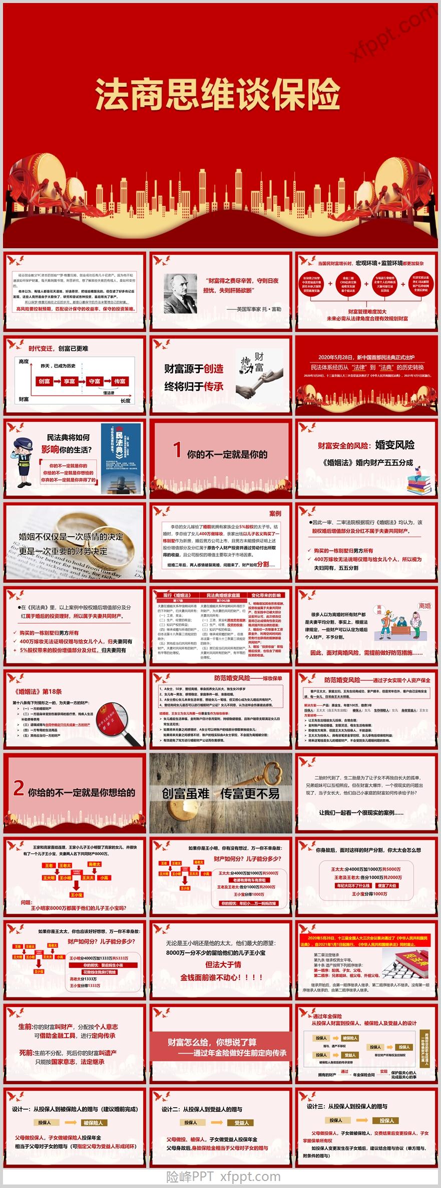 法商思维谈保险对冲风险48页