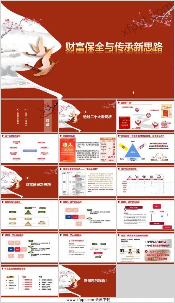 保险金信托透过二十大看现状财富管理新思路理念版19页