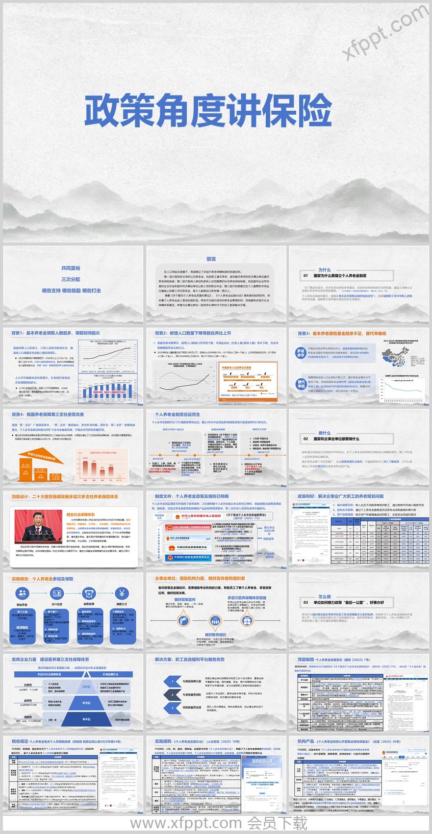 政策角度讲个人养老金背景制度文件31页